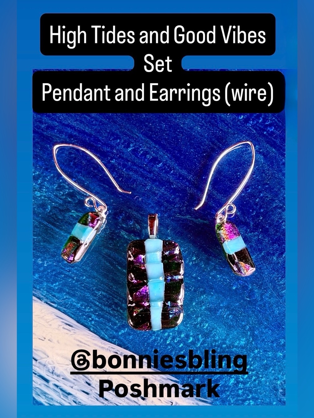 Bonnie’s Bling One of a Kind Fused Glass Jewelry and Accessories to Wear.